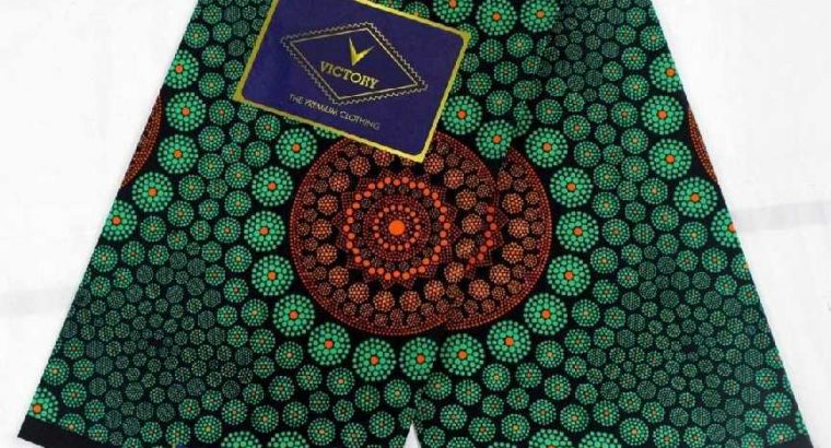 Ankara Wax Designs – 6 Yards Cotton