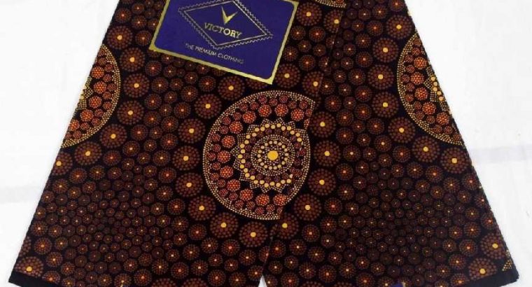 Ankara Wax Designs – 6 Yards Cotton