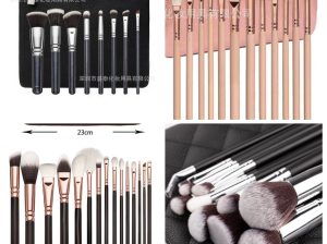 Makeup brush set of 15pcs.