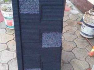 Black & White Patches Stone Coated Roof tile tiles