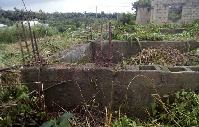 uncompleted bungalow building for sale at a cheaper price