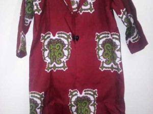 Ankara kimono jacket