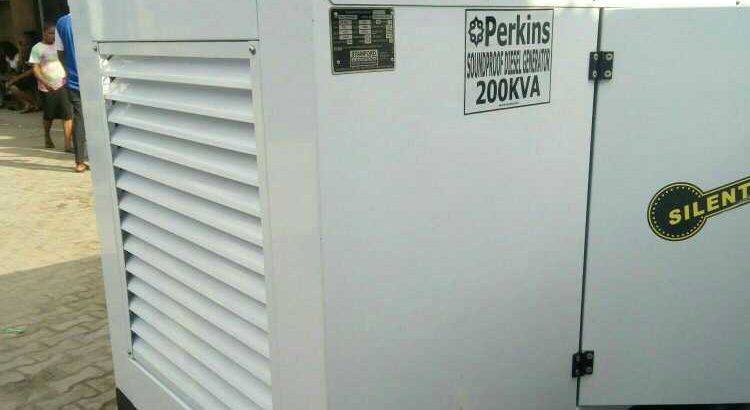 Perkins diesel generator 200kva