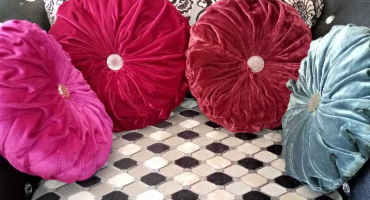 throw pillows and bedsheets available anytime.