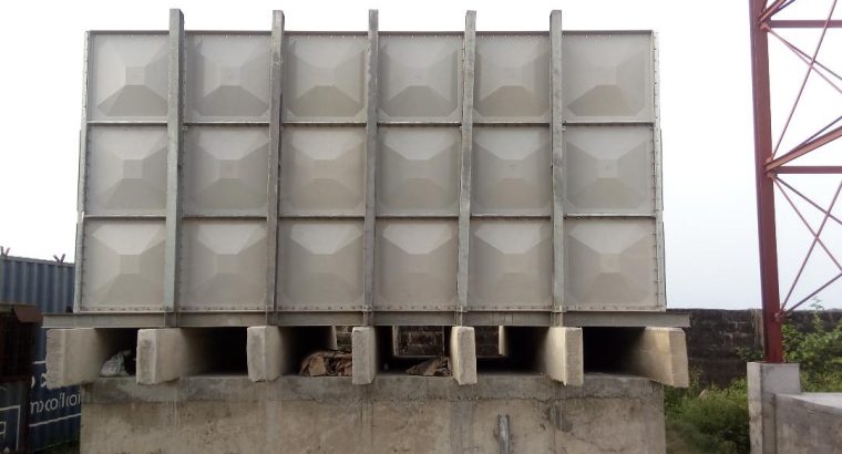 FIBER FRP SECTIONAL WATER STORAGE TANK