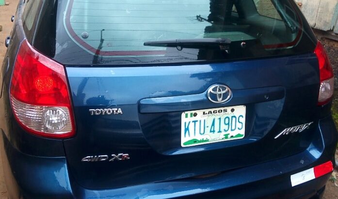 Toyota matrix 4×4