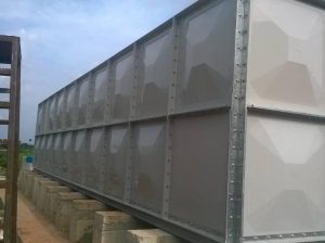FIBER FRP SECTIONAL WATER STORAGE TANK
