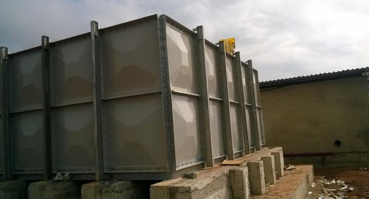 FIBER FRP SECTIONAL WATER STORAGE TANK