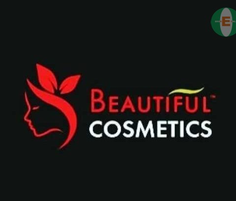 Beautiful cosmetics powder palette, foundation,