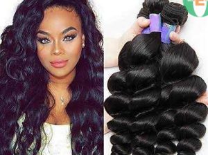 HUMAN HAIR WEAVON 300G(DDOUBLE DRUM)
