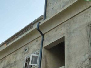 aluminum roof gutter and PVC roof gutter