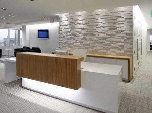 Reception desk