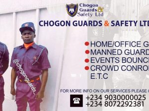 CHOGON GUARDS AND SAFETY LIMITED