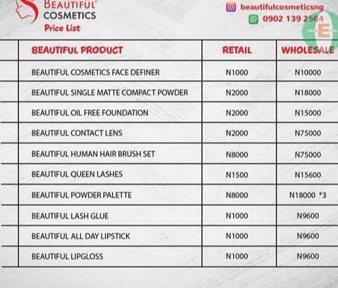 Beautiful cosmetics powder palette, foundation,