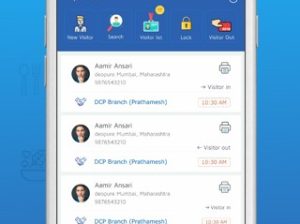 Visitor management app